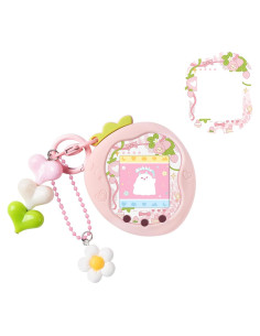 Funda Protectora Rosa BUBBLELOGUS para Tamagotchi Uni