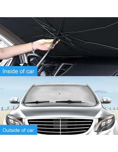 Sombrilla para Parabrisas Genérico Plegable 135x75 cm Sombrilla para Parabrisas Genérico Plegable 135x75 cm