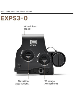 Visor Holográfico EOTECH EXPS3-0 para Caza, Negro 2