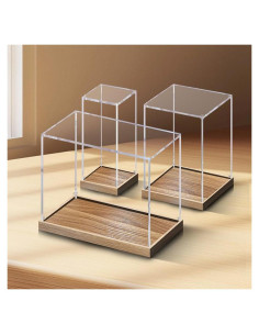 Caja de exhibición acrílica Scoparius 15x15x20 cm apilable
