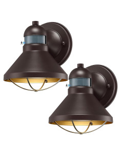 Lámpara de Pared LED Exterior LONEDRUID 2 Paquete Sensor Movimiento