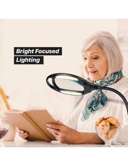 Lámpara de Pie Brightech LightView Pro con Lente Magnificante 1.75x