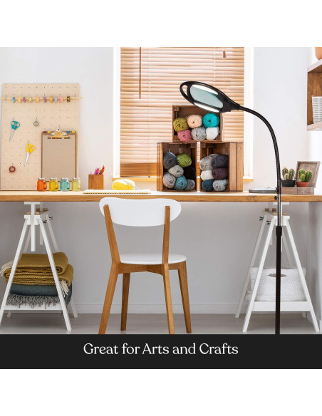 Lámpara de Pie Brightech LightView Pro con Lente Magnificante 1.75x