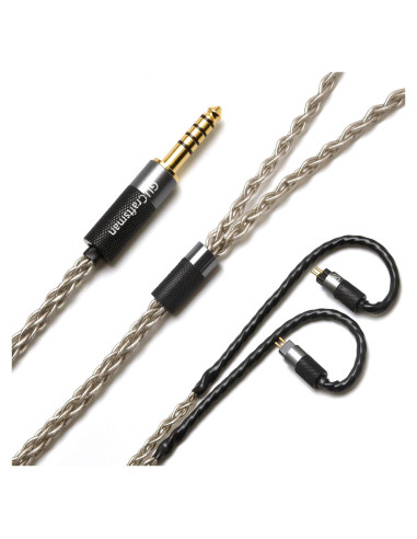 Cable de Mejora para Auriculares GUCraftsman 1.2m 4.4mm Plata 6N