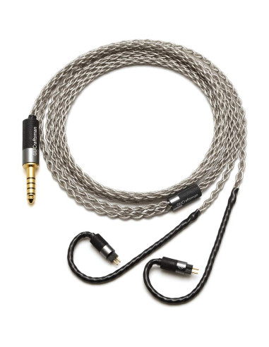 Cable de Mejora para Auriculares GUCraftsman 1.2m 4.4mm Plata 6N