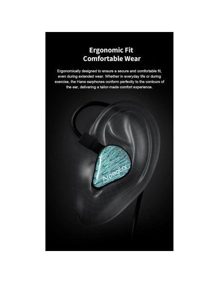 Auriculares In-Ear KGUSS Arpegear Hane 10mm Dinámico Desmontable