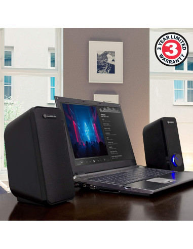 Altavoces GOgroove UB2 32W USB para PC - Audio Claro y Potente