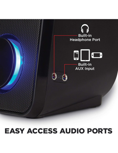 Altavoces GOgroove UB2 32W USB para PC - Audio Claro y Potente