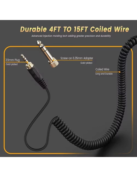 Cable de Audio DJ Butiao HD8 para Sennheiser HD6 HD7 HD8