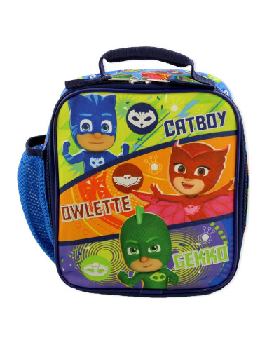 Caja de Almuerzo Suave Aislada PJ Masks - Azul Multi