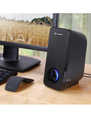 Altavoces GOgroove UB2 32W USB para PC - Audio Claro y Potente