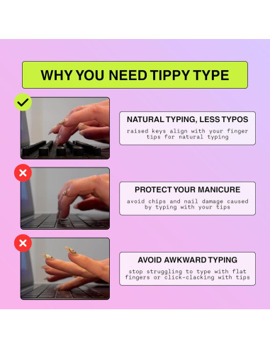 Cubierta de Teclado Silicona Tippy Type para Logitech MX Keys S