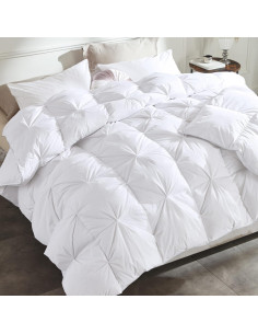 Edredón de Plumas de Ganso Alanzimo King 106x229cm Blanco 2