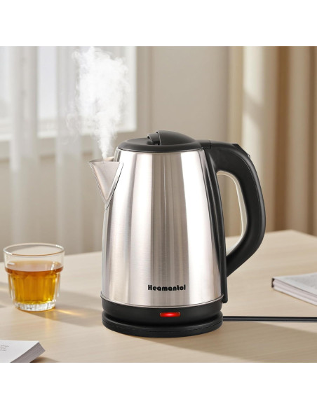 Hervidor Eléctrico HEAMANTOL 1.8L 700W Acero Inoxidable