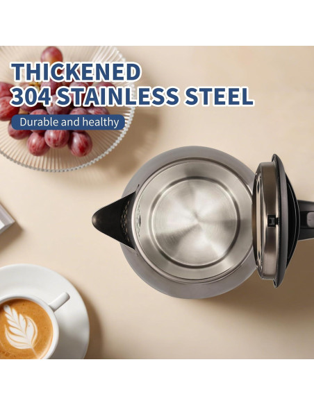 Hervidor Eléctrico HEAMANTOL 1.8L 700W Acero Inoxidable