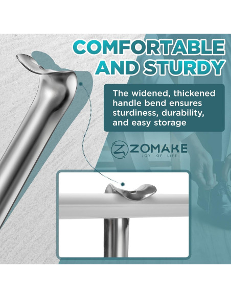 Cuchara para Calzado ZOMAKE de Mango Largo 41.91 cm Acero Inoxidable