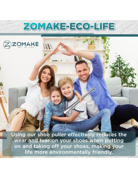 Cuchara para Calzado ZOMAKE de Mango Largo 41.91 cm Acero Inoxidable