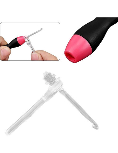 Juego de Ganchillos Iluminados JahyShow 9 Piezas 2.5mm a 6.5mm