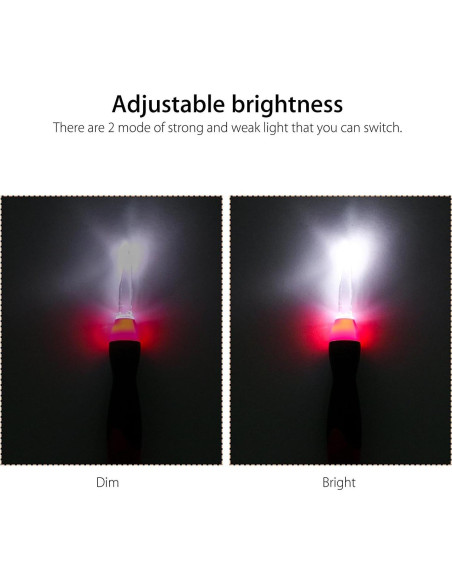 Juego de Ganchillos Iluminados JahyShow 9 Piezas 2.5mm a 6.5mm