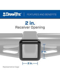Enganche de Remolque Draw-Tite 75791 Clase 4 20,93 kg 2