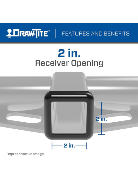 Enganche de Remolque Draw-Tite 75791 Clase 4 20,93 kg