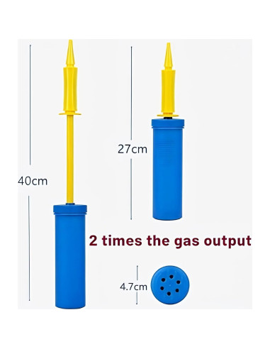 Paquete de 150 globos 12" QRabbit con bomba de mano - Colores surtidos