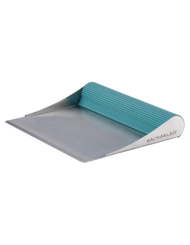 Raspador de Banco Acero Inoxidable Rachael Ray Cucina Azul Agave