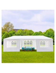 Carpa Comercial Thxbyebye 9x3m Blanca para Bodas y Fiestas