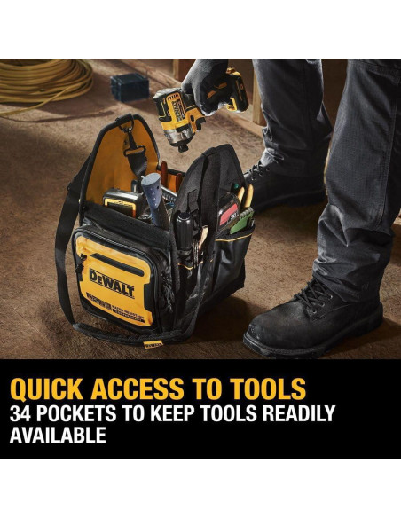 Bolsa de Herramientas DEWALT 11" Tote Electricista Resistente Agua