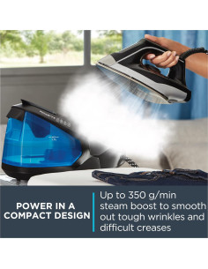 Estación de Vapor Compacta Rowenta 1500W Tanque 1.68L 2