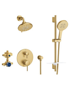 Juego de Ducha Grohe 29431GN0 Timeless Brushed Cool Sunrise