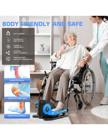 Ejercitador Elíptico Bajo Escritorio ANCHEER AR-65 12 Velocidades