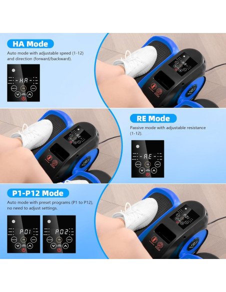 Ejercitador Elíptico Bajo Escritorio ANCHEER AR-65 12 Velocidades