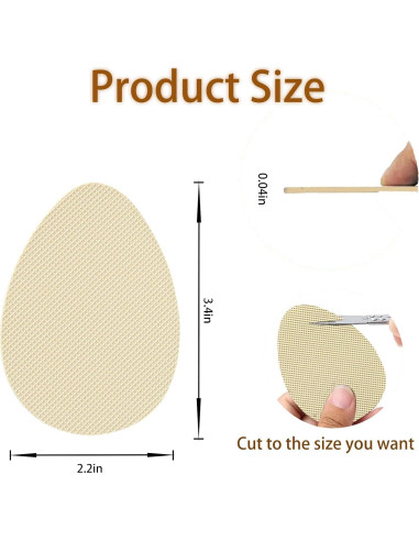 Almohadillas Antideslizantes para Zapatos Lyinkeeltd Beige