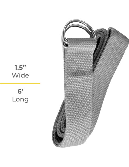 Correa de Yoga Sunshine 6-Pack 1.83m Ajustable con D-Ring