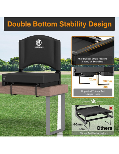 Silla de Estadio Calentada HOPERAN Plegable 1 Unidad 181 kg