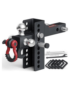 Soporte de Remolque Ajustable TYT con Gancho y Bola 10,000 lbs