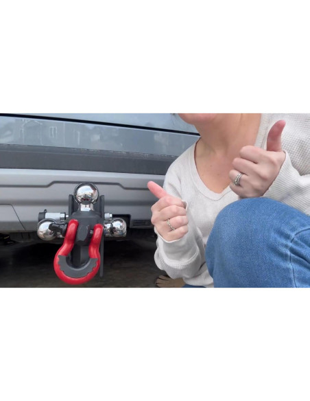 Soporte de Remolque Ajustable TYT con Gancho y Bola 10,000 lbs