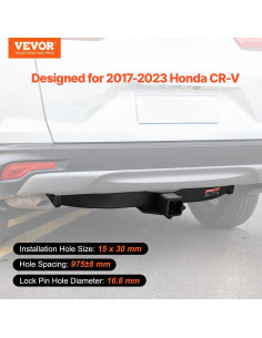 Enganche de Remolque VEVOR Clase 3 para Honda CR-V 2017-2023 2