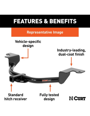 Enganche de Remolque CURT Clase 1 para Hyundai Elantra