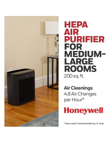 Purificador de Aire HEPA Honeywell HPA3100 para Habitaciones Grandes