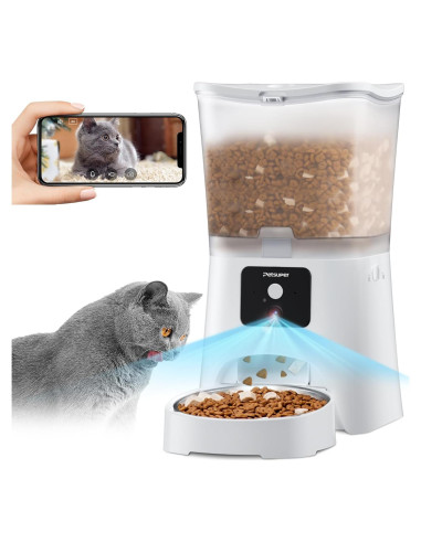 Comedero Automático Petsuper PF02-3 con Cámara HD 1080P