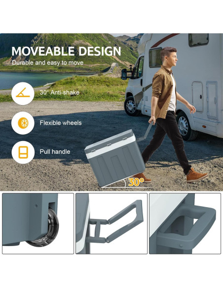 Enfriador y Calentador Eléctrico ADVWIN 48L 12V/110V Portátil