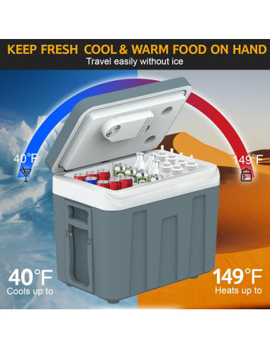 Enfriador y Calentador Eléctrico ADVWIN 48L 12V/110V Portátil