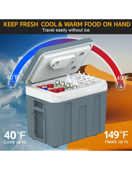 Enfriador y Calentador Eléctrico ADVWIN 48L 12V/110V Portátil