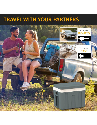 Enfriador y Calentador Eléctrico ADVWIN 48L 12V/110V Portátil