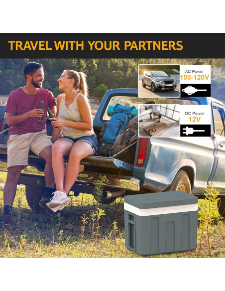 Enfriador y Calentador Eléctrico ADVWIN 48L 12V/110V Portátil