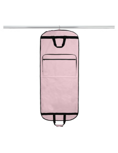 Bolsa de Ropa Plegable Dalix 60" Rosa para Trajes y Vestidos
