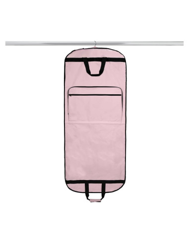 Bolsa de Ropa Plegable Dalix 60" Rosa para Trajes y Vestidos