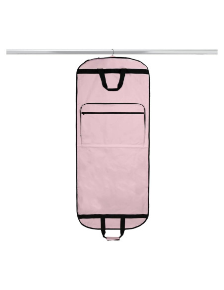 Bolsa de Ropa Plegable Dalix 60" Rosa para Trajes y Vestidos